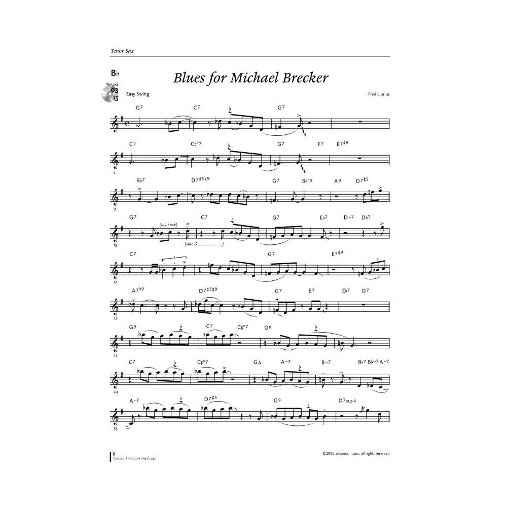 Playing Through The Blues tenorsax