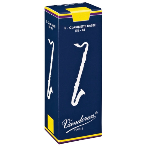 Vandoren Traditional basklarinet riet per 5 stuks