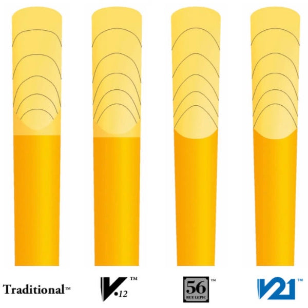 Vandoren Traditional basklarinet riet per 5 stuks