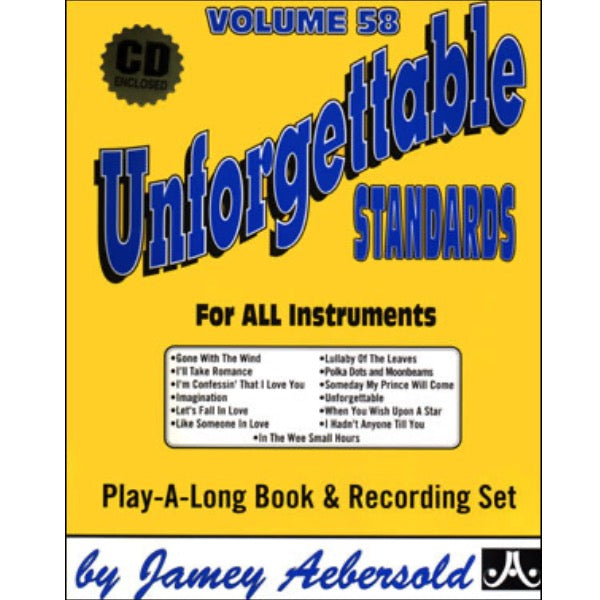 Aebersold vol. 58: Unforgettable Standards