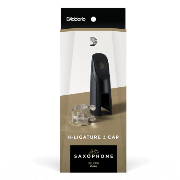 D'Addario H-ligature verzilverde Bb klarinet rietbinder