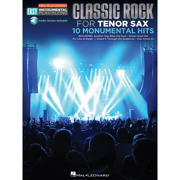 Easy Instrumental Play-Along: Classic Rock tenorsax