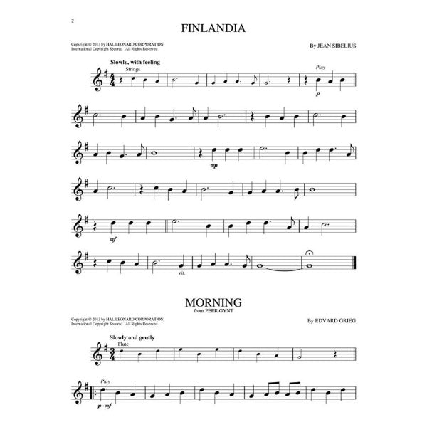 Easy Instrumental Play-Along: Classical Themes altsax