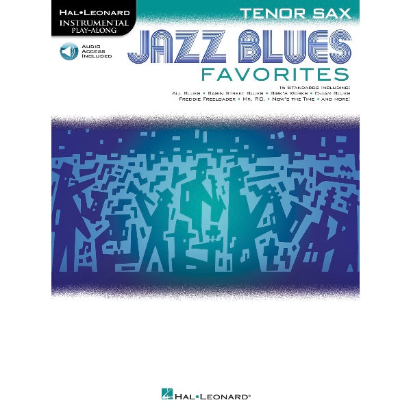 Instrumental Play-Along: Jazz Blues Favorites tenorsax