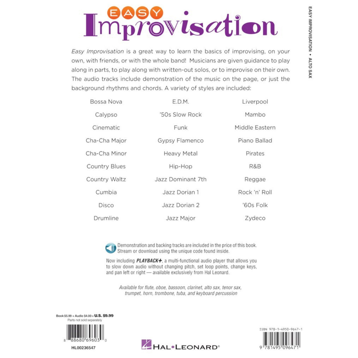 Easy Improvisation altsax