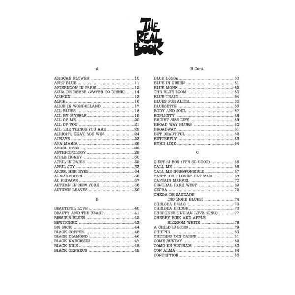 The Real Book - Volume I - Mini Edition (6th ed.) Bb
