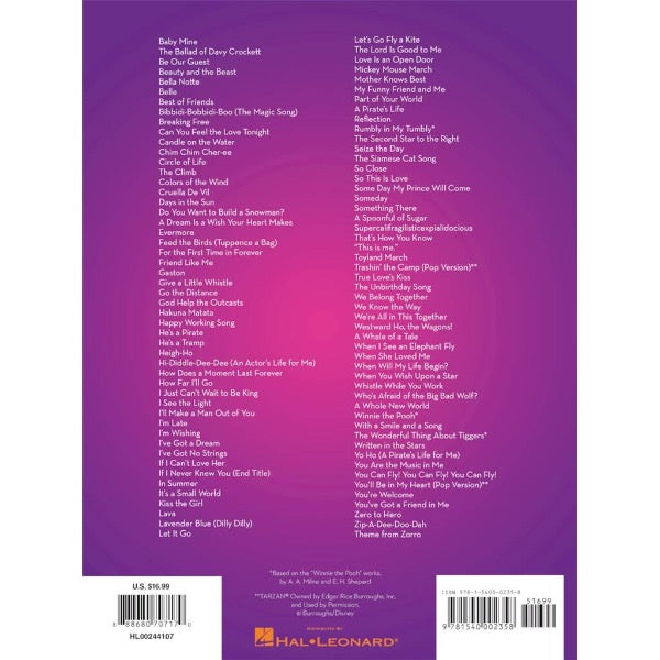 101 Disney Songs altsax