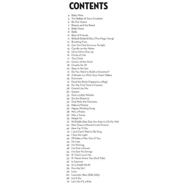 101 Disney Songs tenorsax