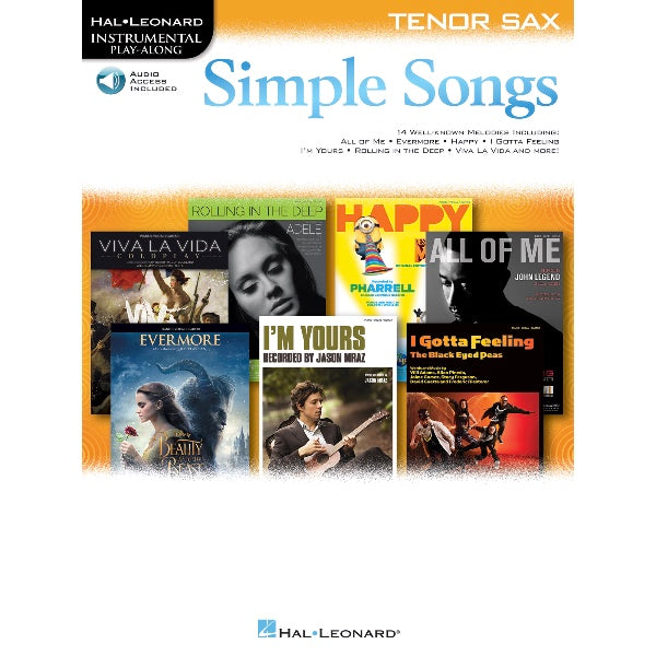 Instrumental Play-Along: Simple Songs tenorsax