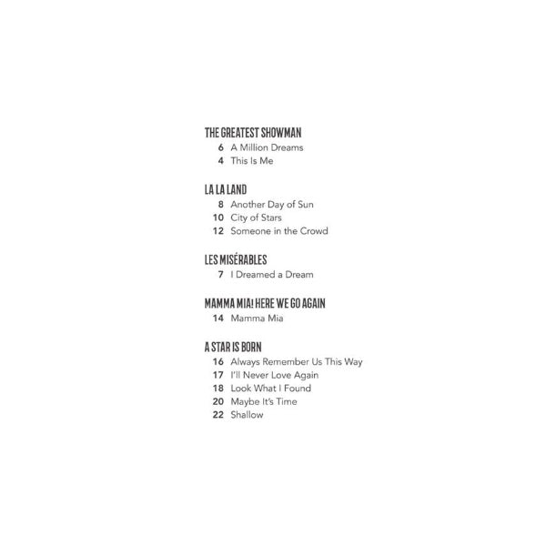 Instrumental Play-Along: Songs from A Star Is Born and More Movie Musicals altsax