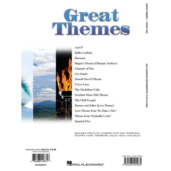 Instrumental Play-Along: Great Themes tenorsax