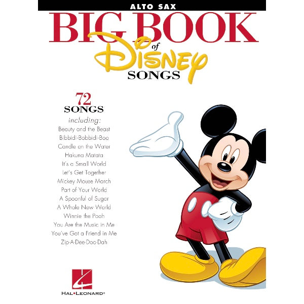 The Big Book of Disney Songs altsax