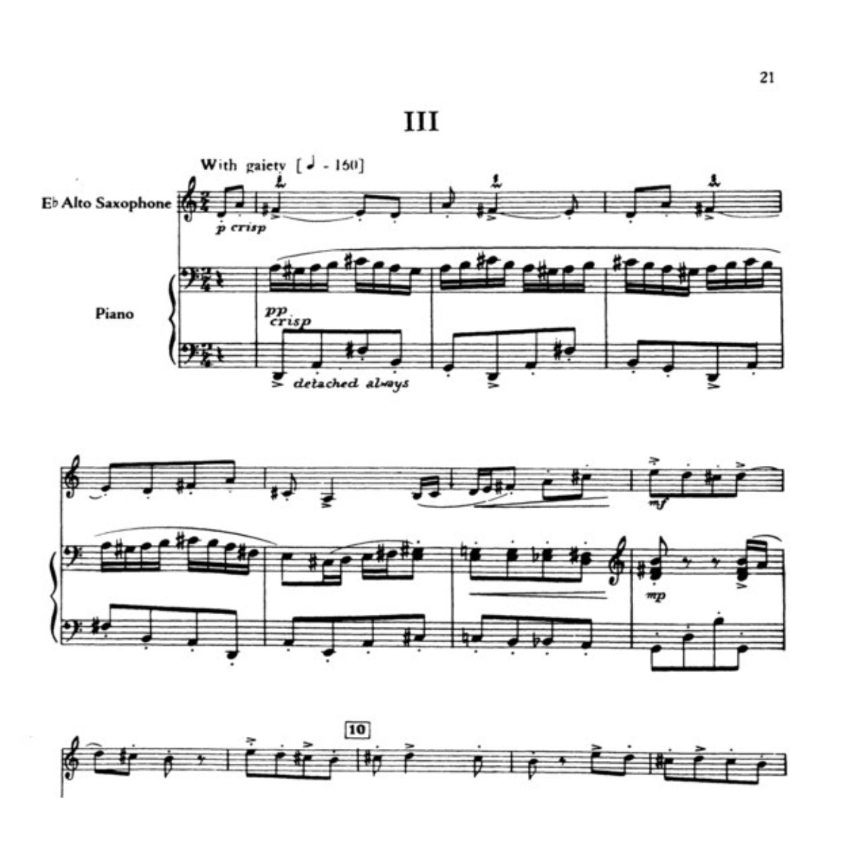 Sonata Op. 19 altsax & piano
