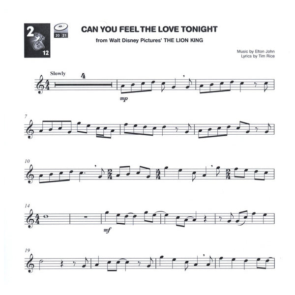 Play Disney Songs altsax