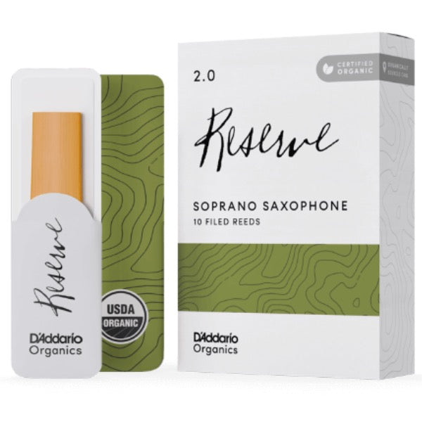 D'Addario Organic Reserve sopraansax riet per 10 stuks