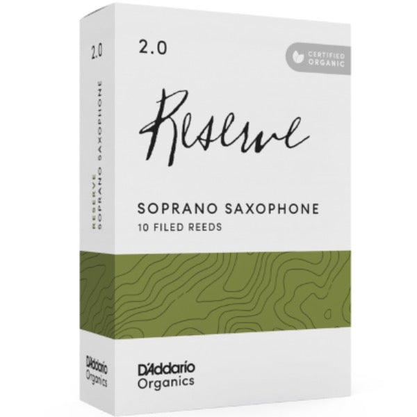 D'Addario Organic Reserve sopraansax riet per 10 stuks