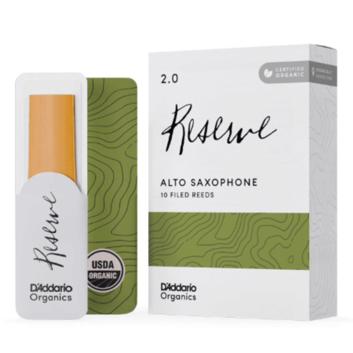 D'Addario Organic Reserve altsax riet per stuk