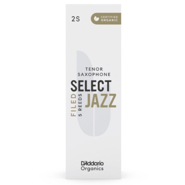 D'Addario Organic Select Jazz filed tenorsax riet per stuk