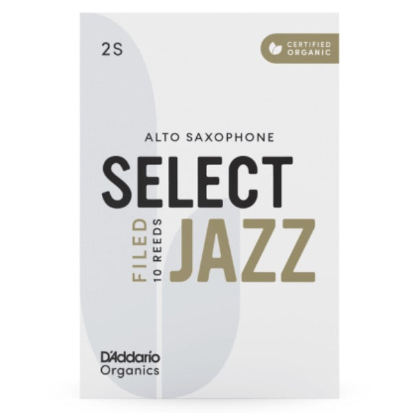 D'Addario Organic Select Jazz filed altsax riet per stuk