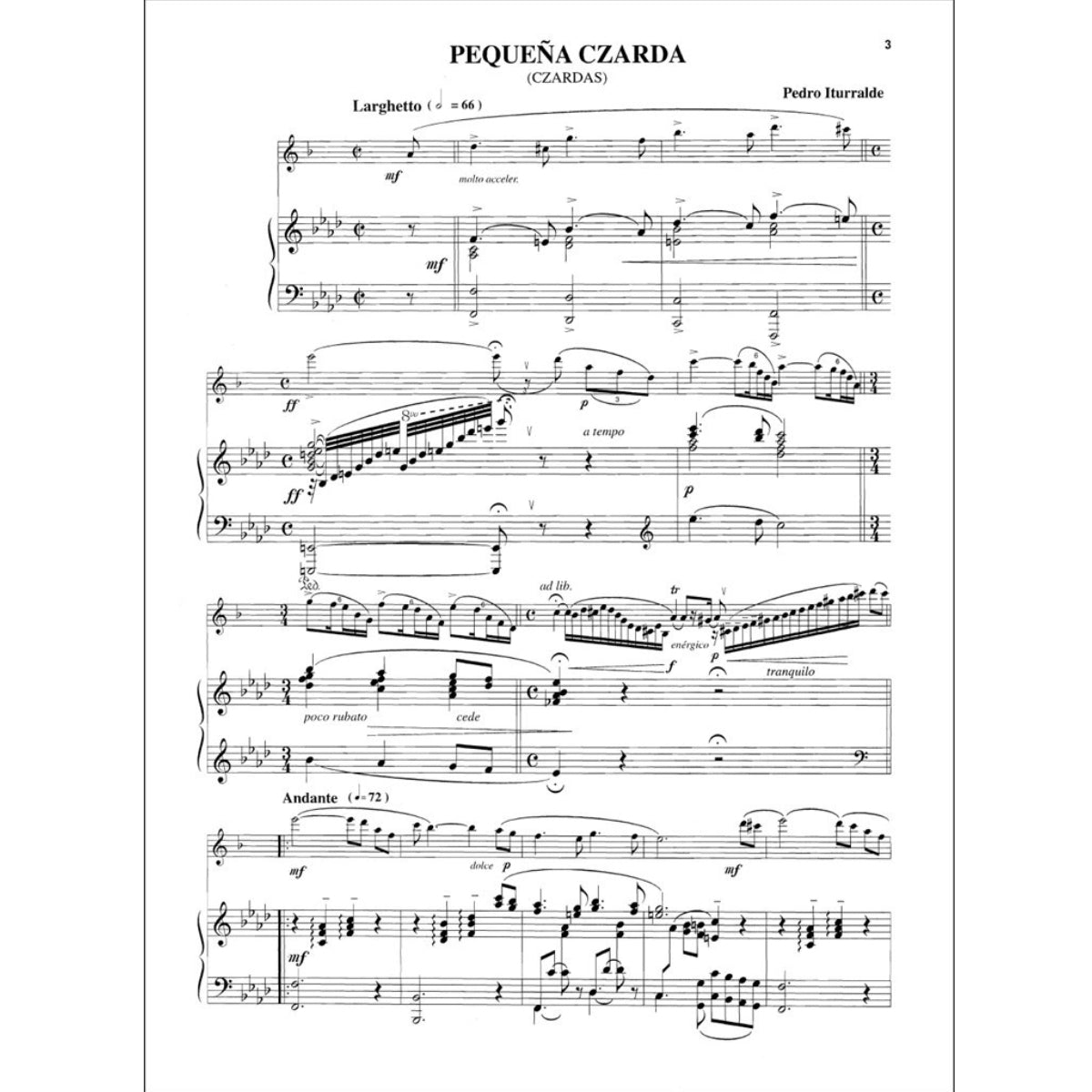 Pequena Czarda altsax & piano