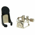 Francois Louis Pure Brass verzilverde sopraansax rietbinder