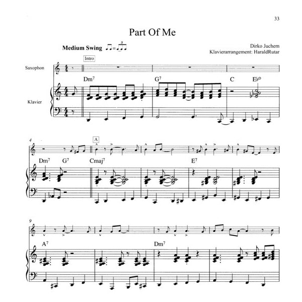 Jazz Standards altsax & piano