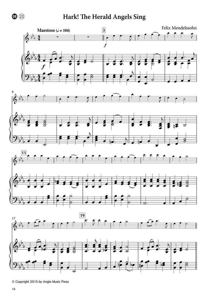 15 Easy Christmas Carols dwarsfluit & piano