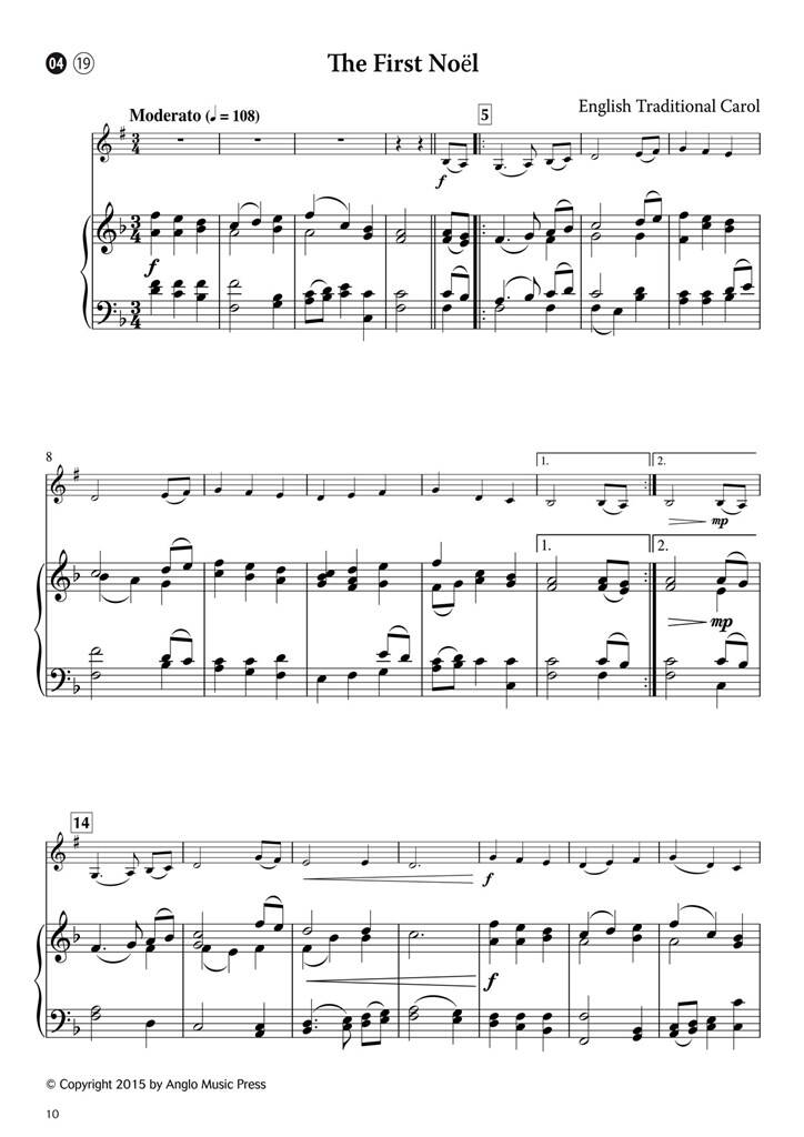 15 Easy Christmas Carols Bb klarinet & piano