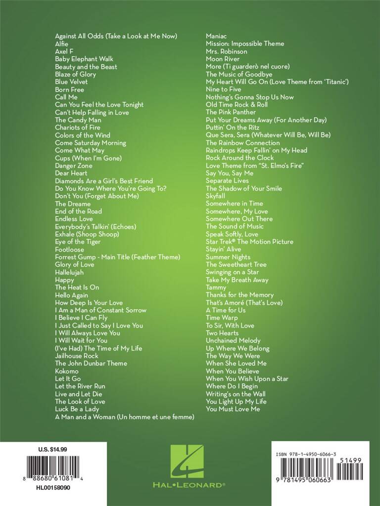 101 Movie Hits tenorsax
