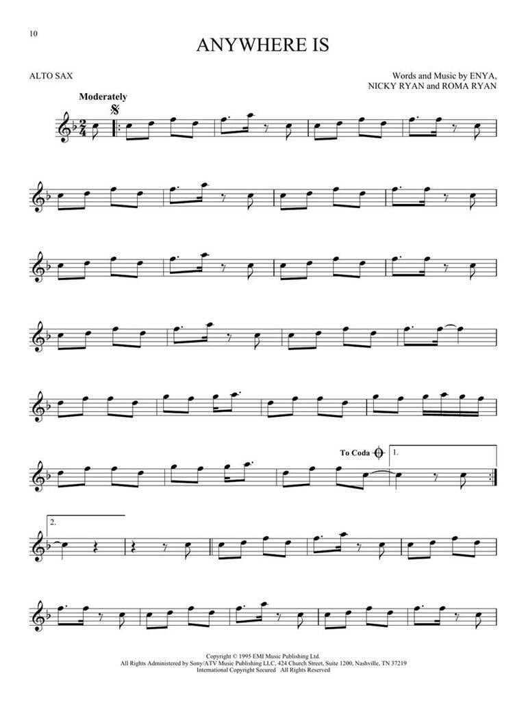 101 Most Beautiful Songs altsax