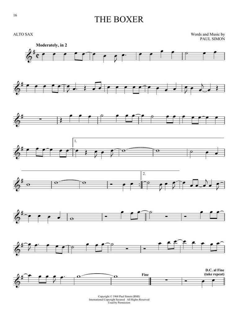 101 Most Beautiful Songs altsax