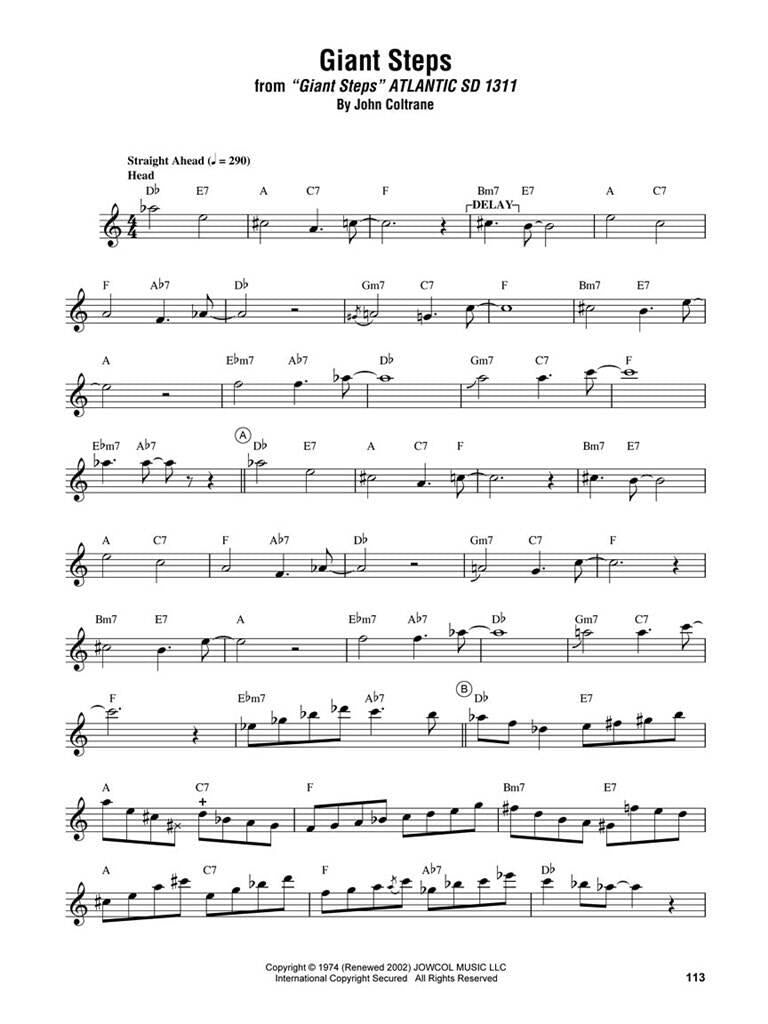 John Coltrane Omnibook Bb