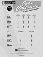 Jazz Play Along vol. 13: John Coltrane