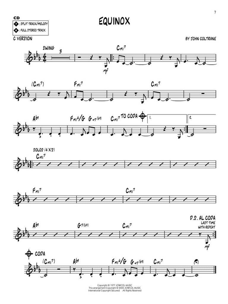 Jazz Play Along vol. 13: John Coltrane