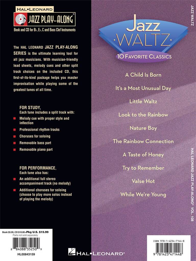 Jazz Play Along vol. 108: Jazz Waltz