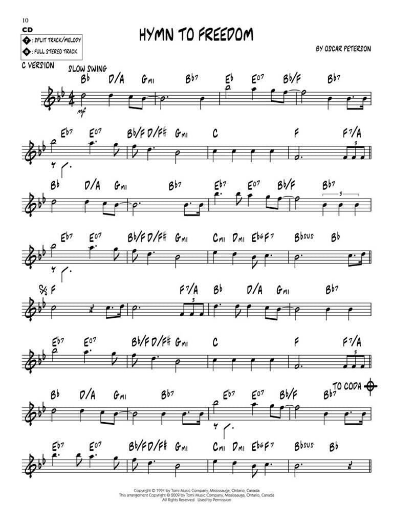 Jazz Play Along vol. 109: Oscar Peterson