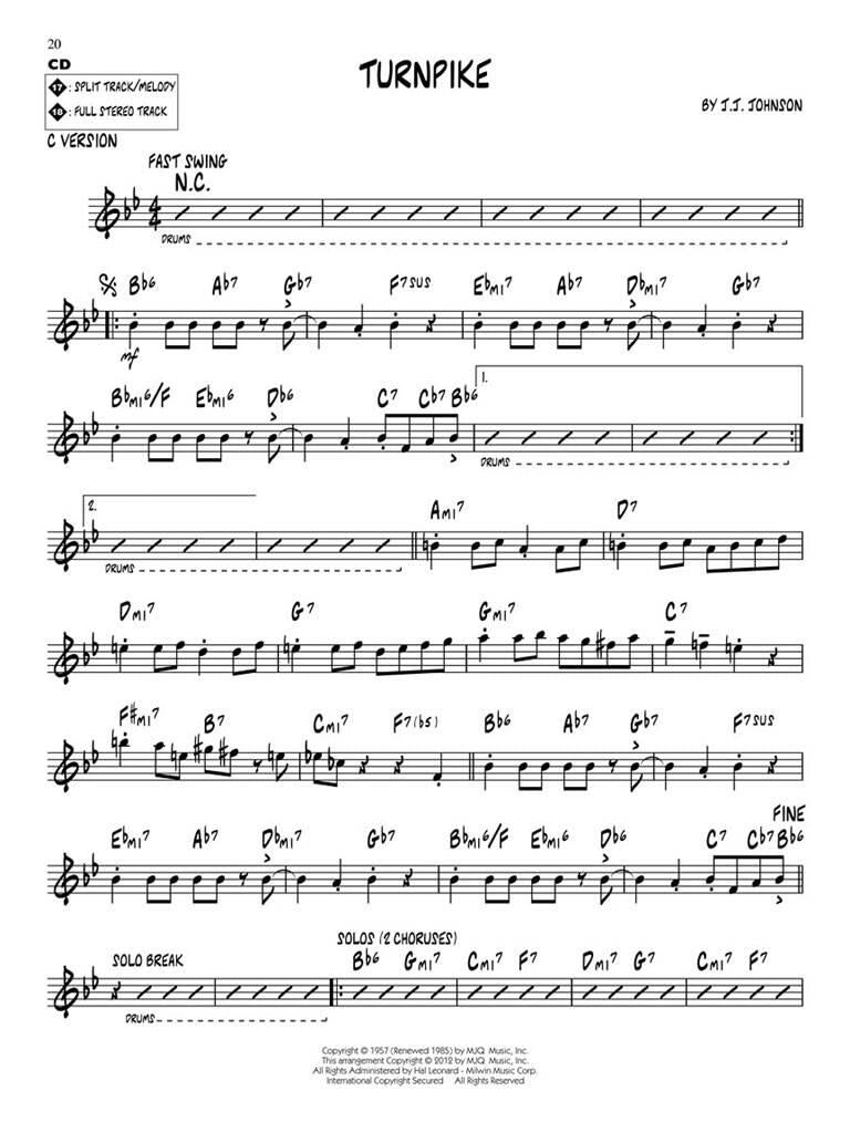 Jazz Play Along vol. 152: J.J. Johnson