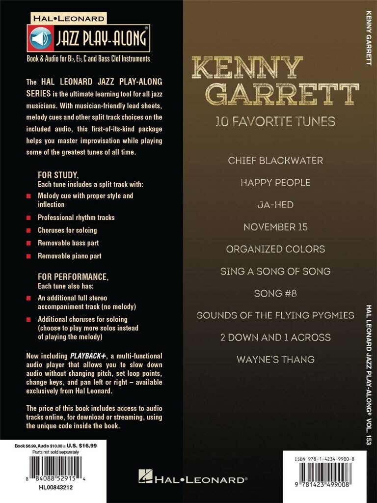 Jazz Play Along vol. 153: Kenny Garrett