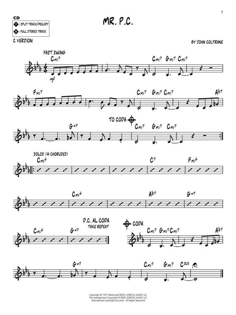 Jazz Play along vol. 149: John Coltrane - Giant Steps