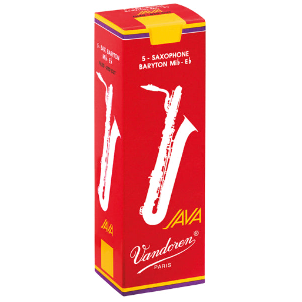 Vandoren JAVA “Filed - Red Cut” baritonsax riet per stuk