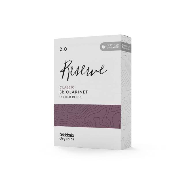 D'Addario Organic Reserve Classic Bb klarinet riet per 10 stuks