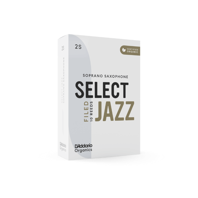 D'Addario Organic Select Jazz filed sopraansax riet per stuk