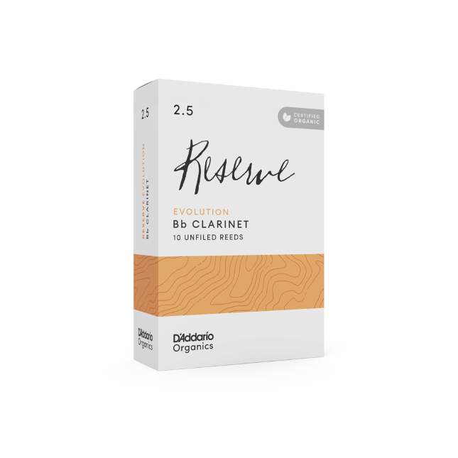D'Addario Organic Reserve Evolution Bb klarinet riet per 10 stuks